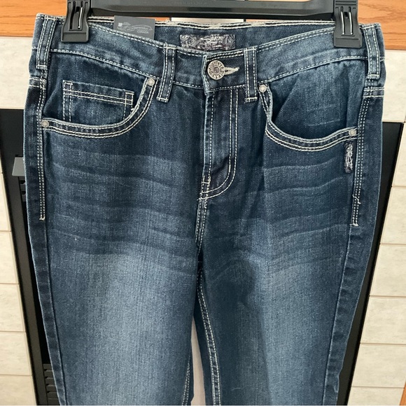NWT Silver Zane Boot Jeans, Girls Sz 10 - Picture 2 of 10